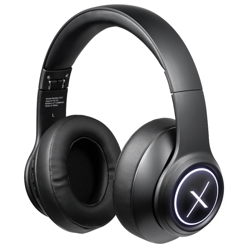 VolkanoX Quasar Series Bluetooth Headphones – Black