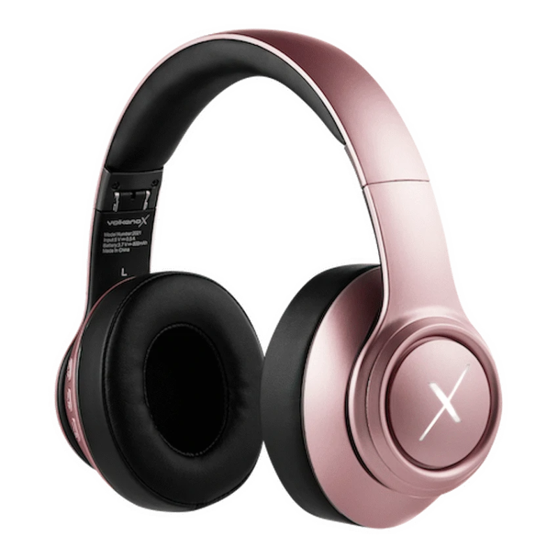 VolkanoX Quasar Series Bluetooth Headphones – Rose Gold