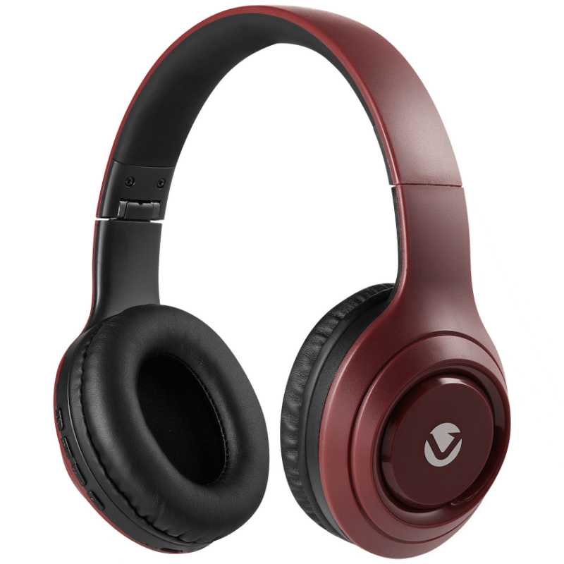 Volkano Firefly Series Bluetooth Headphones – Maroon