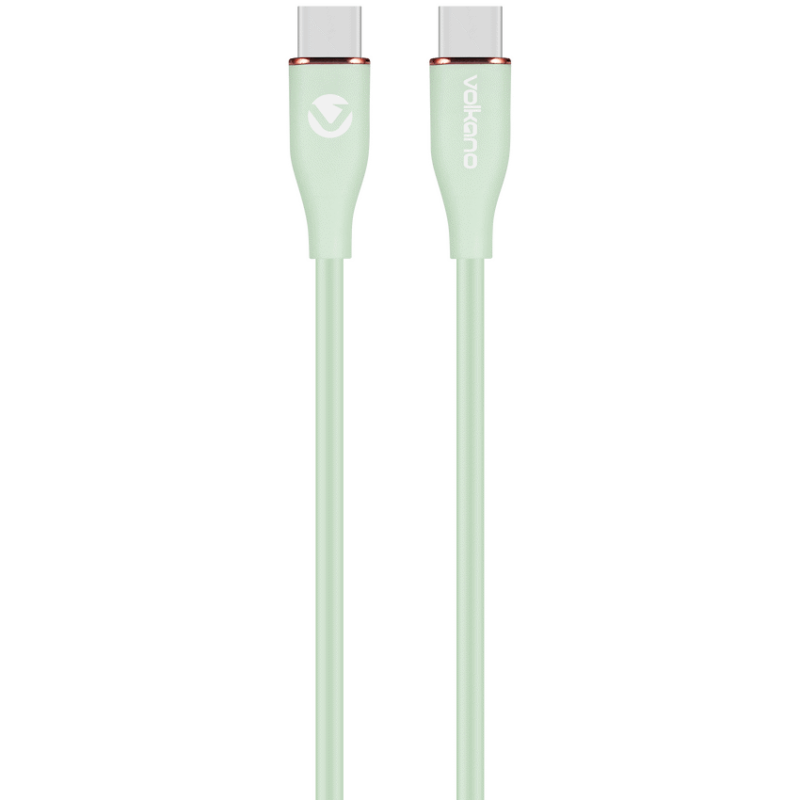 Volkano Flexi Series Type-C to Type-C 1.5m 60w – Green