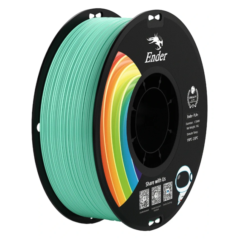 Ender PLA+ Filament – Jade Green 1kg