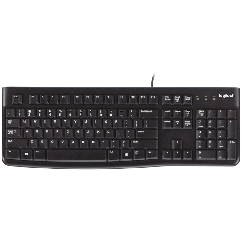 Logitech(R) K120 Corded Keyboard – USB