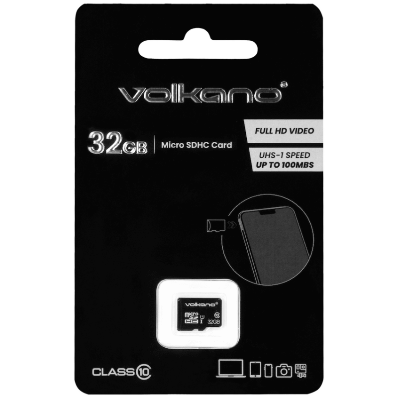 Volkano Micro Series Micro SD card 32GB – Class 10