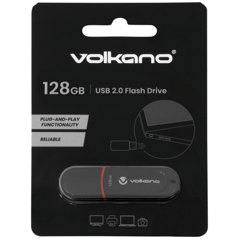 Volkano USB 2.0 Flash Drive 128gb