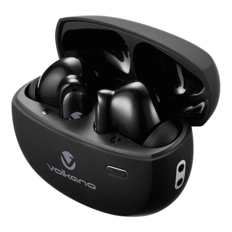Volkano Nomad Active Noise-Cancelling True Wireless Earphones – Black