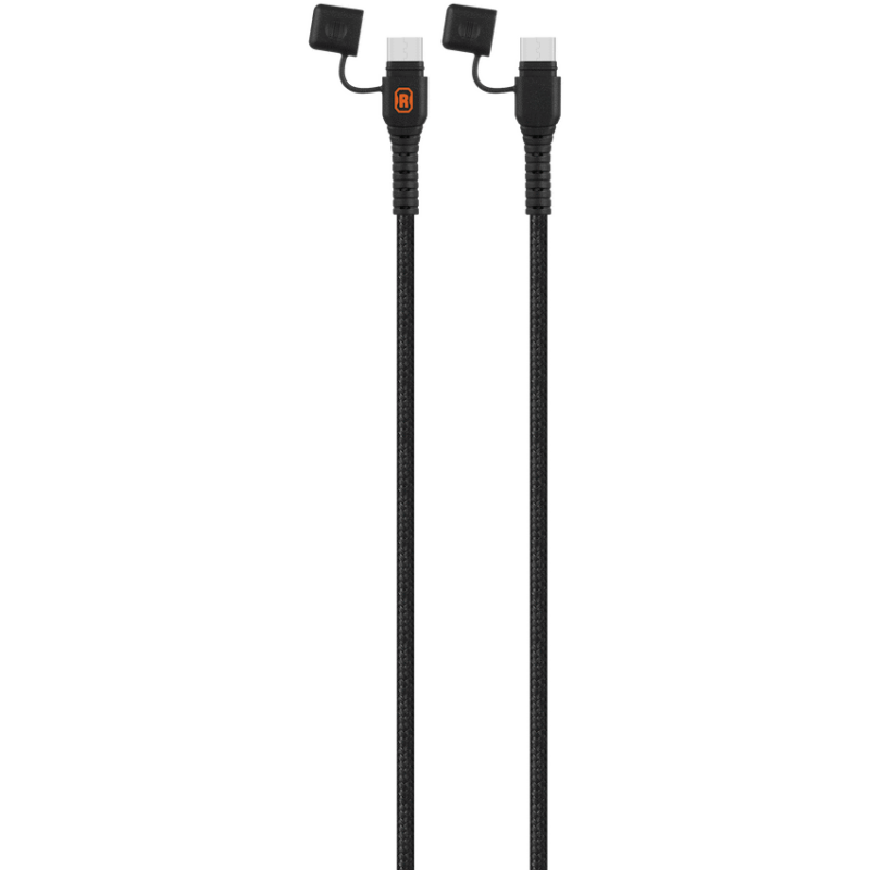 Rugged by Volkano Water- and Dust-Proof Type-C to Type-C Cable – 1.2m