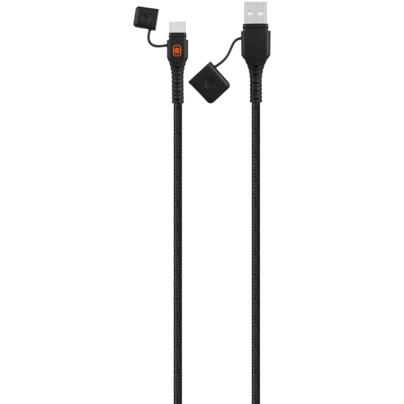 Rugged by Volkano Waterproof and Dustproof USB to Type-C Cable – 1.2m