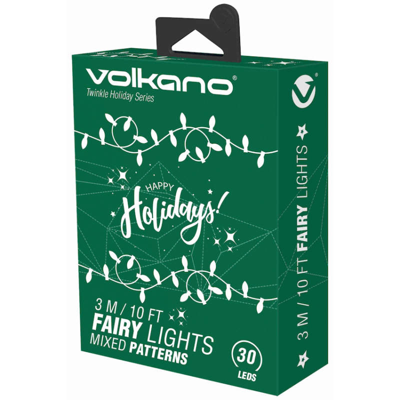 Volkano Twinkle Holiday Series Fairy Light 3m/10ft 30 LEDs – Christmas
