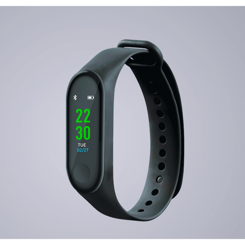 Volkano Active Tech Core Series Fitness Bracelet with HRM – Black