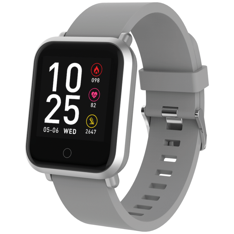 Volkano Active Tech Serene Series Watch with Heart Rate Monitor – Silver