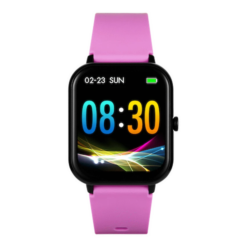 Volkano Chroma Series Smartwatch with Flamingo Pink Strap