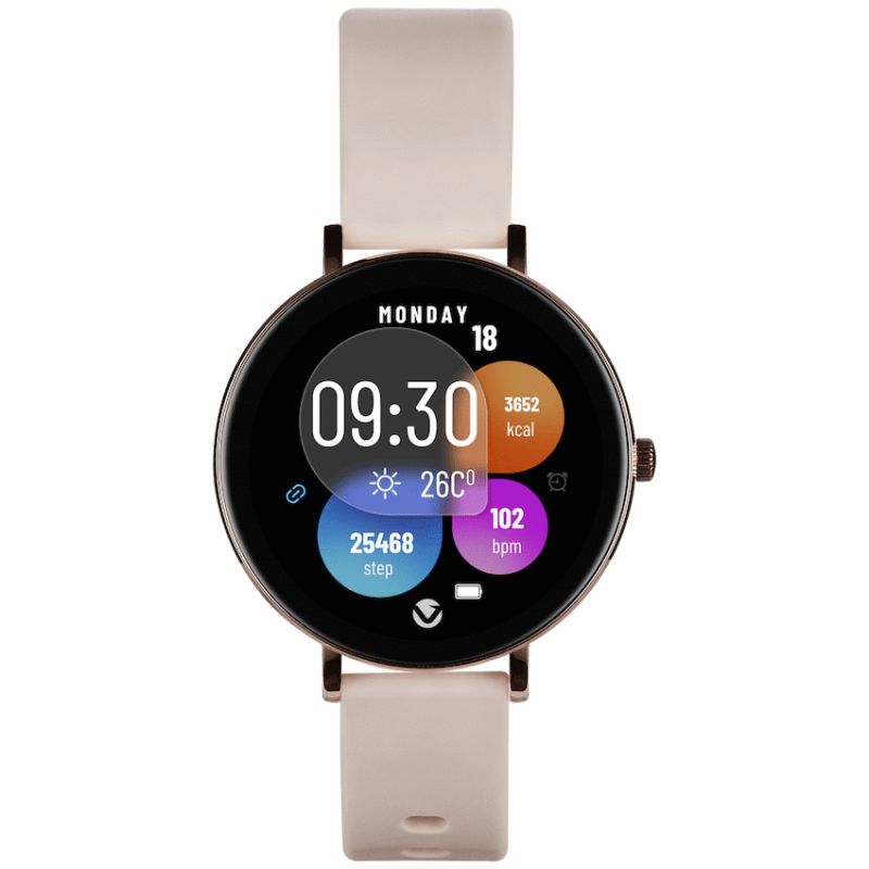 Volkano Aurora Series Ladies Smart Watch – Gold