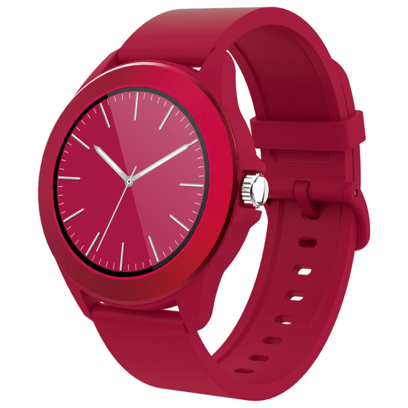 Volkano Splash Series Round Smartwatch – Red