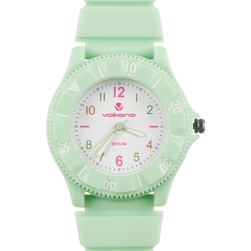 Volkano Mallow Series Kids Analogue Watch – Green