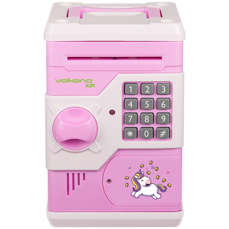 Volkano Kids Vault Series Kids Money Saving Vault – Pink