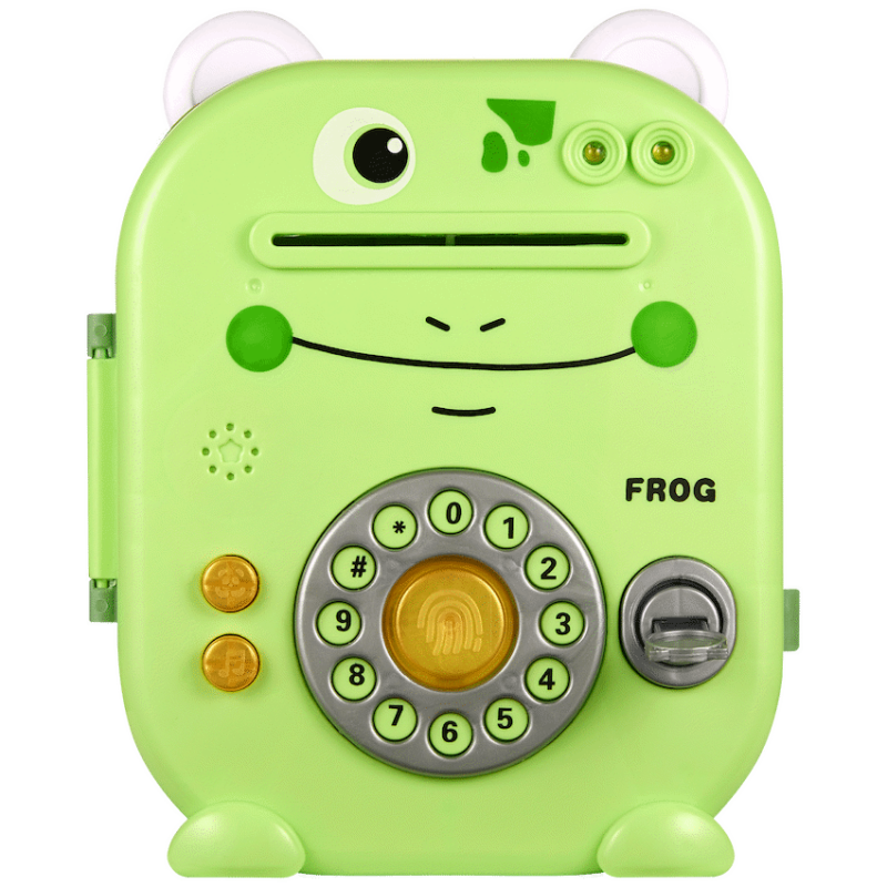Volkano Kids Frog Series Money Saving Vault – Green