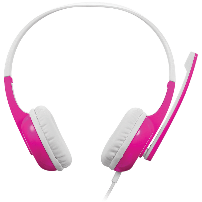 Volkano Kids Chat Junior Series Headset with Mic – Pink