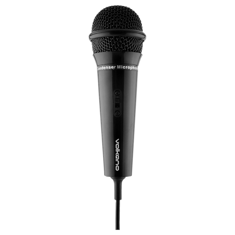 Volkano Stream Vocal Microphone with Tripod, Aux