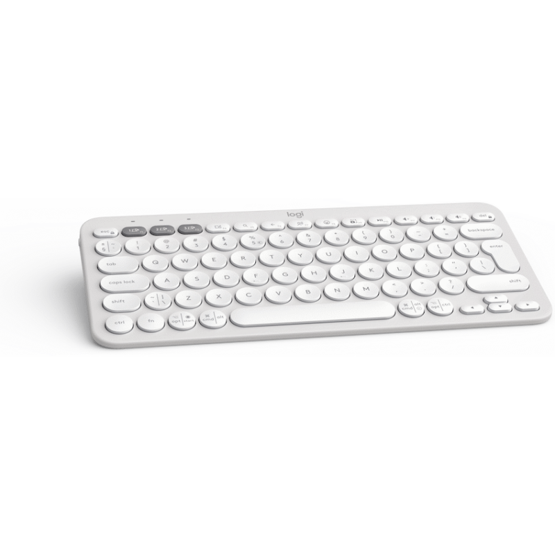 Logitech(R) Pebble Keys 2 K380s – Tonal White