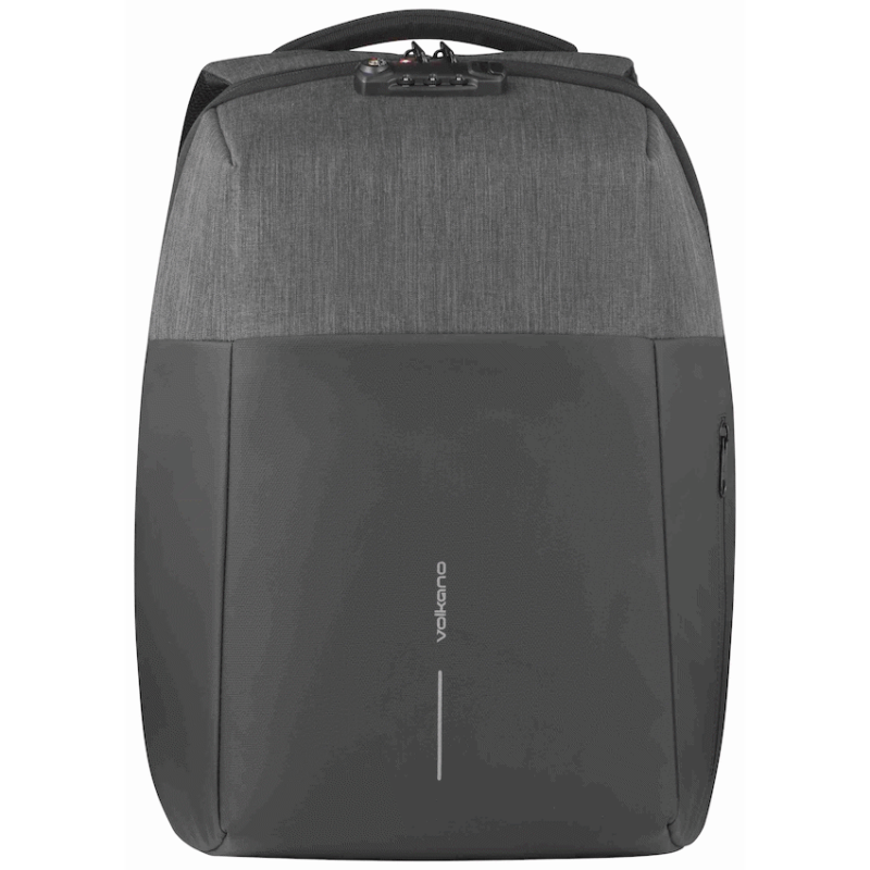 Volkano Smart Deux Laptop Backpack – Black/Charcoal