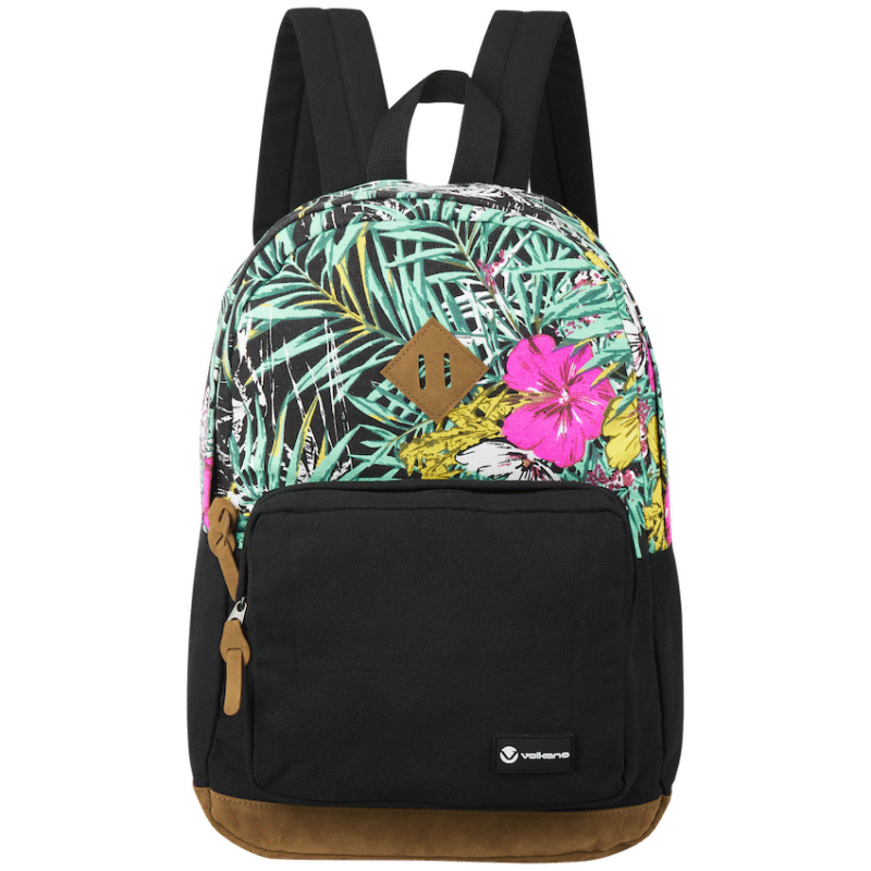 Volkano Hawk Backpack Black/Floral