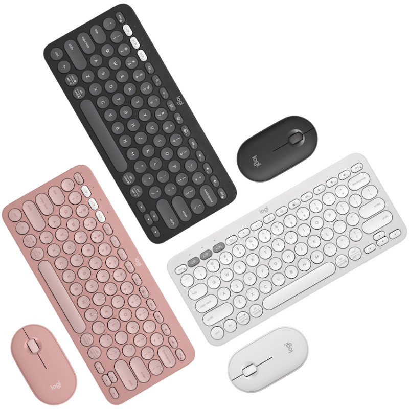 Logitech(R) Pebble 2 Combo – Tonal Rose