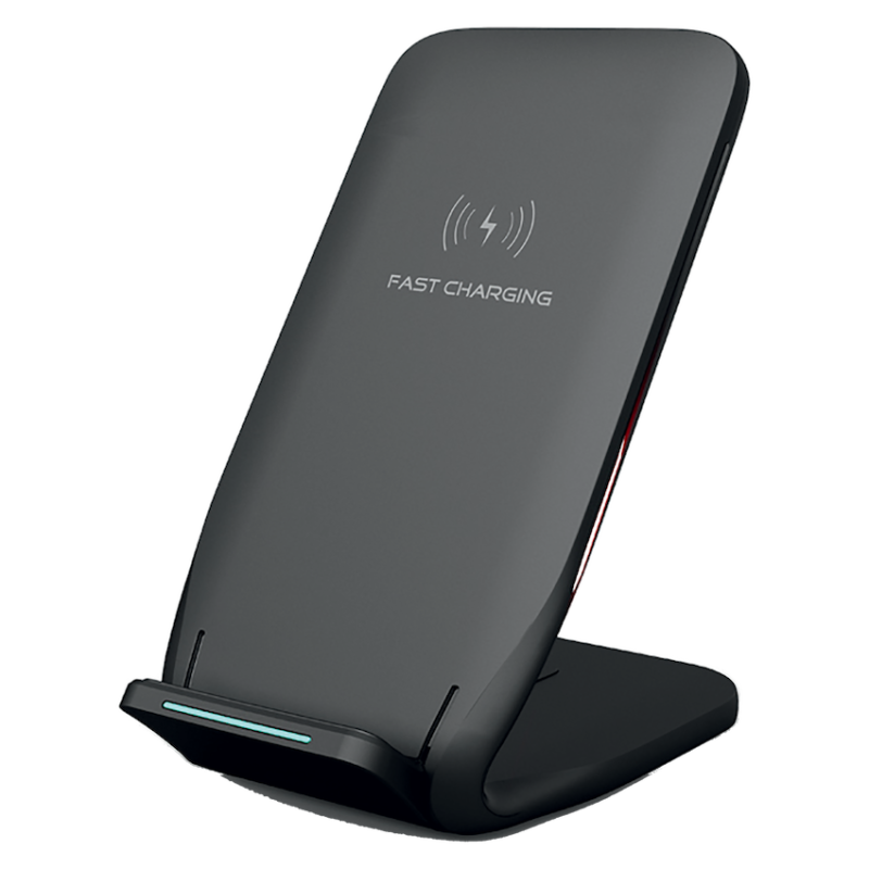 Volkano Pylon Series Upright Fast Wireless Charger – Black