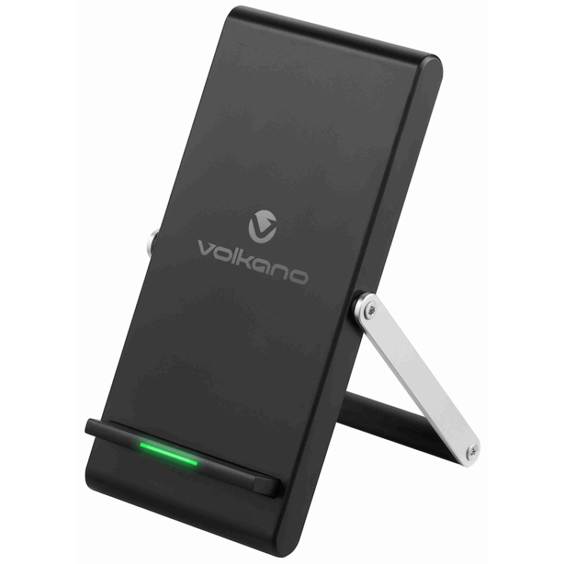 Volkano Pylon Series Upright Fast Wireless Charger – Black