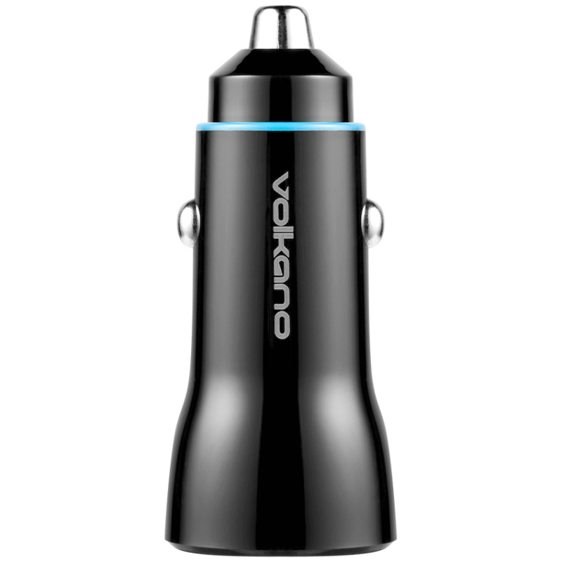 Volkano Cruise Series Car Charger with P.D. and USB Q.C.