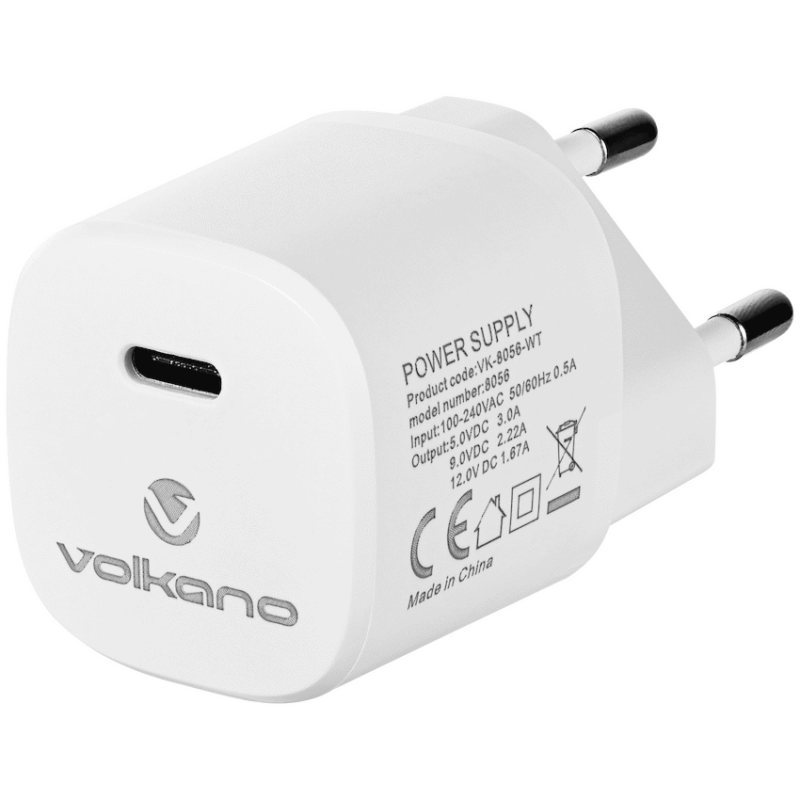 Volkano Dyna Ultra Compact PD 20w Fast Wall Charger