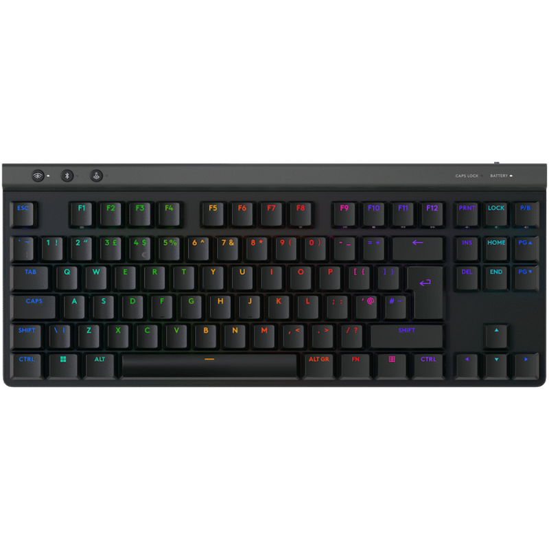 Logitech(R) G515 TKL Lightspeed Wireless Gaming Keyboard – Black