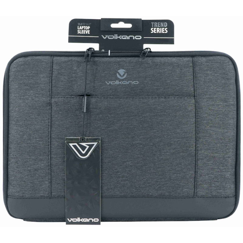 Volkano Trend Series 13.3 to 14.1-Inch Laptop Sleeve – Grey