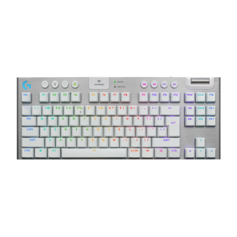 Logitech(R) G915 X LIGHTSPEED TKL Low-Profile Wireless Gaming Keyboard – White