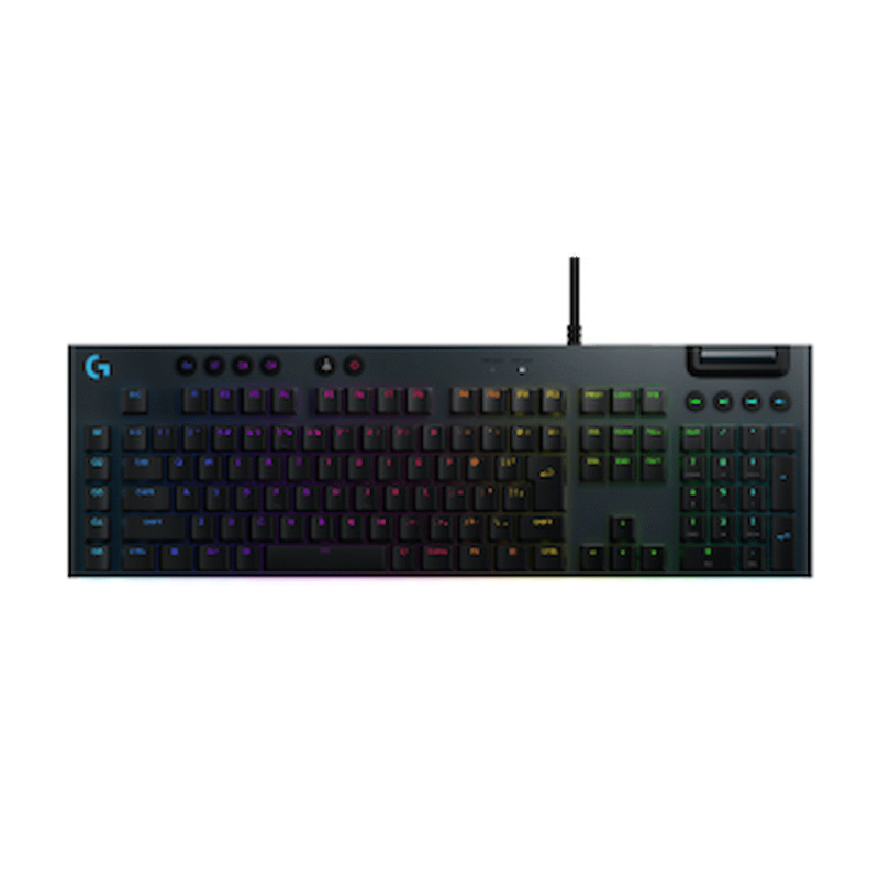 Logitech(R) G915 X Low-Profile Tactile Switch Wired Gaming Keyboard – Black