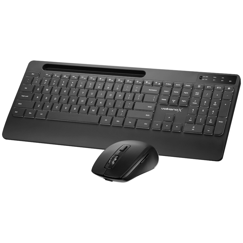 VolkanoX Gem Bluetooth Wireless Keyboard and Mouse – Black