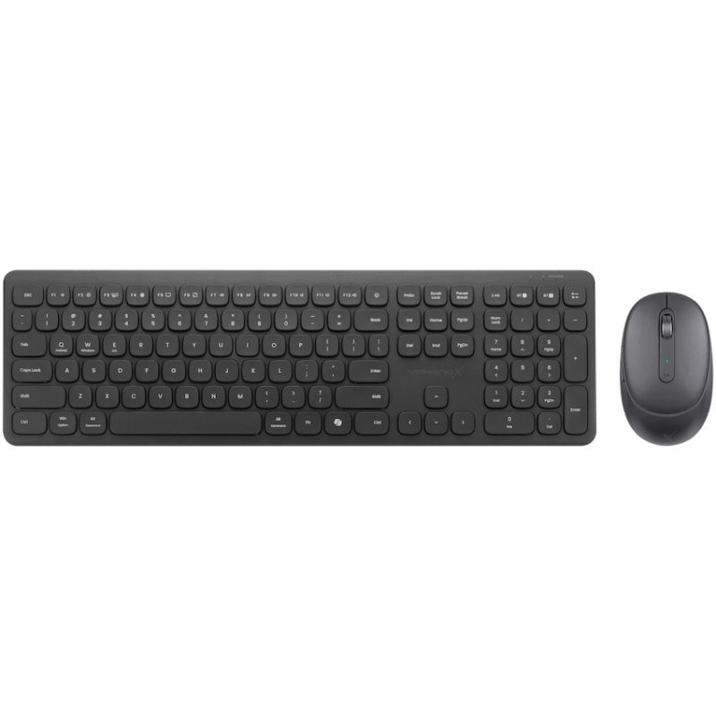 VolkanoX Ignite Bluetooth Wireless Keyboard and Mouse Combo – Graphite