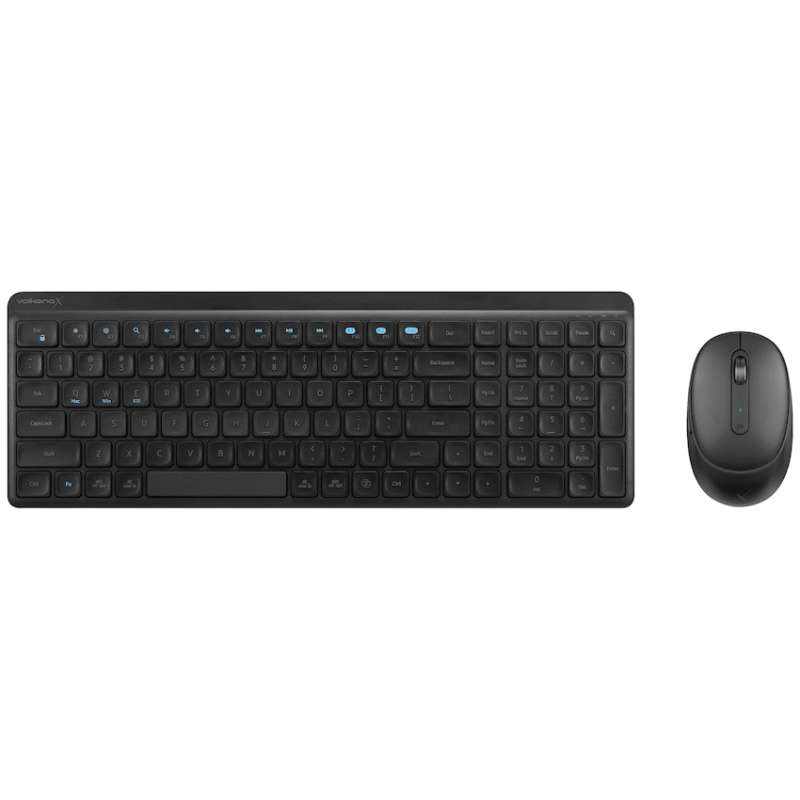 VolkanoX Scorch Bluetooth Wireless Keyboard and Mouse Combo – Graphite