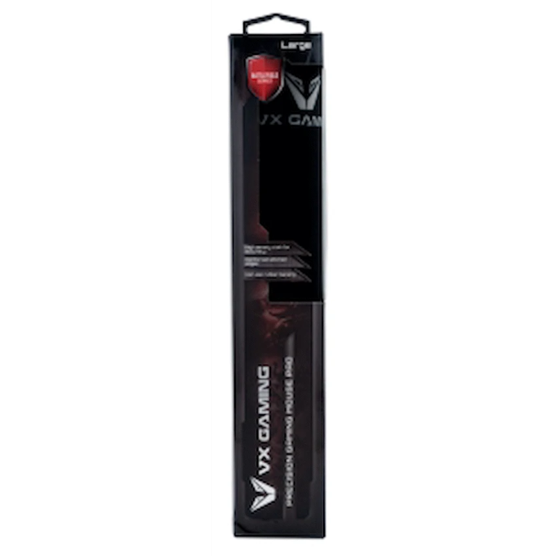 VX Gaming Battlefield series gaming mousepad – Extra large black/red – 550mm