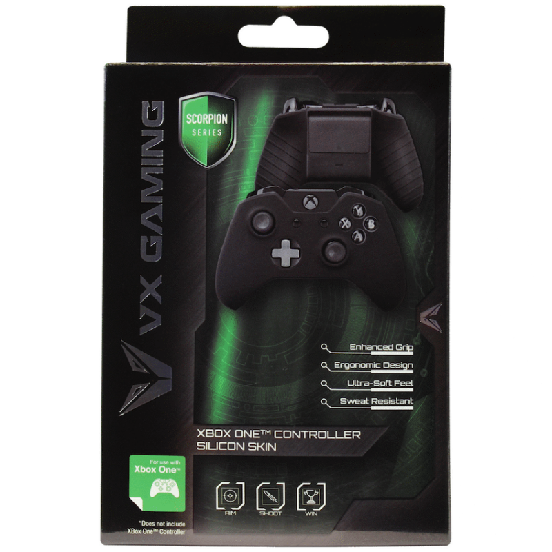 VX Gaming Scorpion Series Controller Silicone Skin – Black (Xbox One)