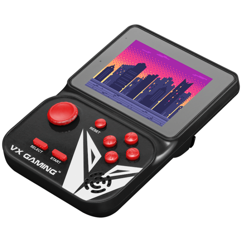 VX Gaming Nostalgia Series Handheld Retro Game Station with 4GB Micro SD – Black