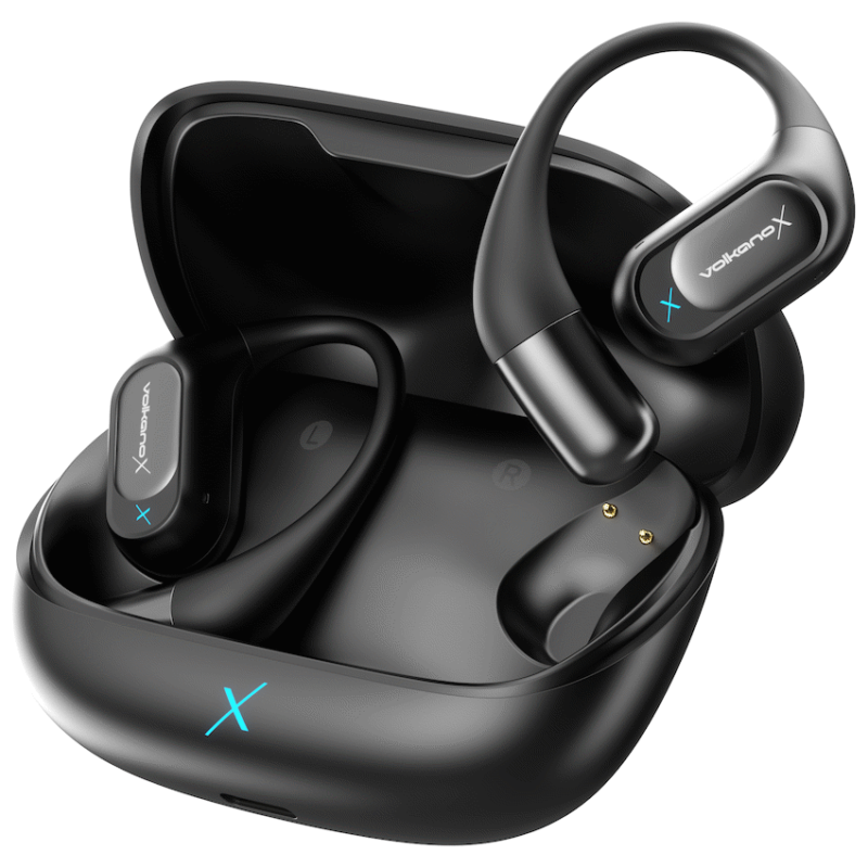 VolkanoX O300 Air Conduction OWS Earphones – Black