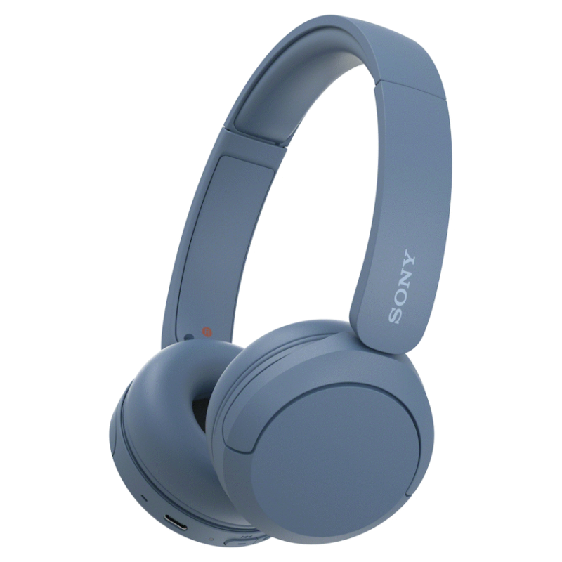 Sony WH-CH520 (Blue) Bluetooth On-Ear Headphones