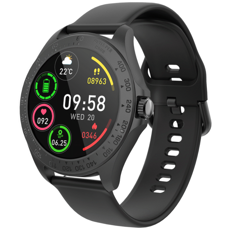 Volkano Vogue Series Fashion Smart Watch – Black