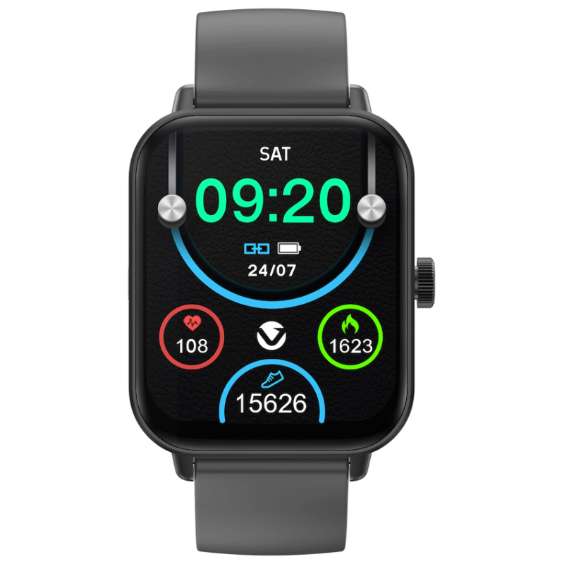 Volkano Chroma Series Smartwatch with Dark Grey Strap