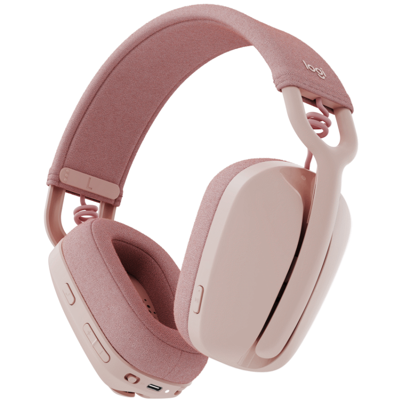 Logitech(R) Zone Vibe 100 Wireless Headphones – Rose