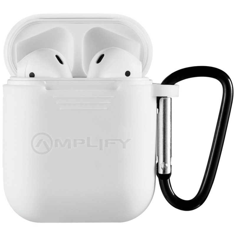 Amplify Buds Series True Wireless Earphones with Silicone Accessories – White