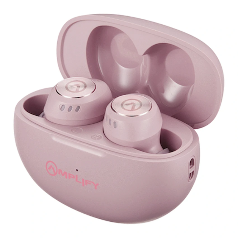 Amplify Zodiac Series TWS Earphones with Charging Case – Pink