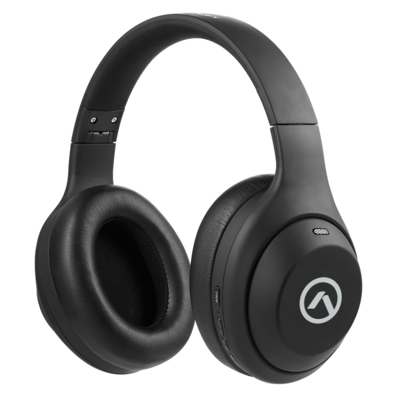 Amplify Quietude Bluetooth Headphones with Active Noise Cancelling – Black