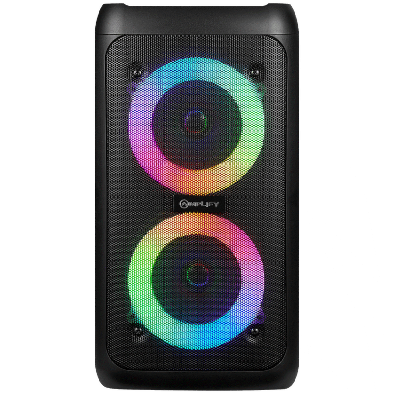 Amplify Mini Megavibe Series Dual 3″ Party Speaker – Black