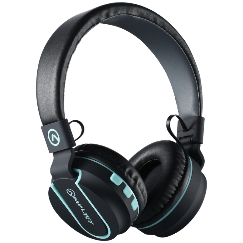 Amplify Fusion Series Bluetooth Headphone – Black/Blue